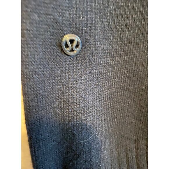 Lululemon Keep It Cozy Black Long Sleeved Turtleneck Cashmere Blend Sweater Dres - Picture 4 of 8